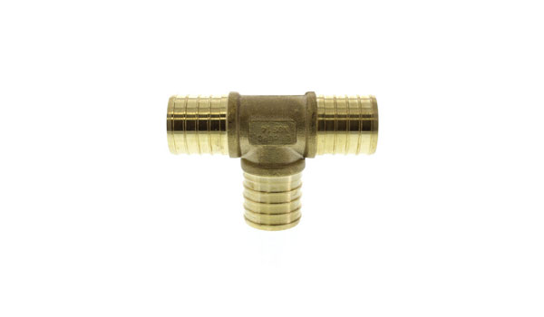 3/4" PEX Tee Crimp Ring Coupler